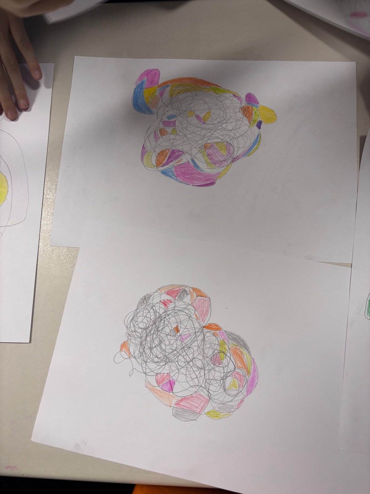Fractal drawings Jahja Kemal students - 2